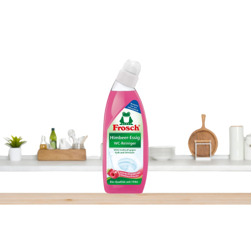 Chai Dung Dịch Tẩy Bồn Cầu Frosch 750ml Hương Mâm Xôi